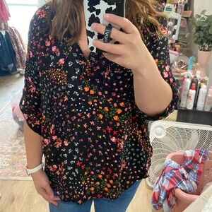 Floral Torrid Blouse